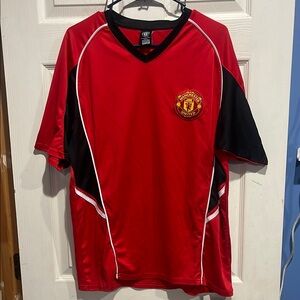 Manchester United Red and Black Jersey